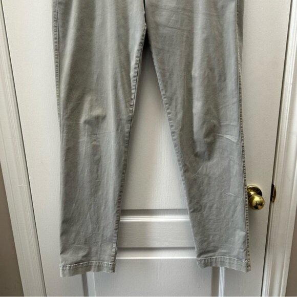 GAP Men's Pants Slim Fit Chinos Casual Vintage Washed Light Gray Size 32 - Picture 6 of 13